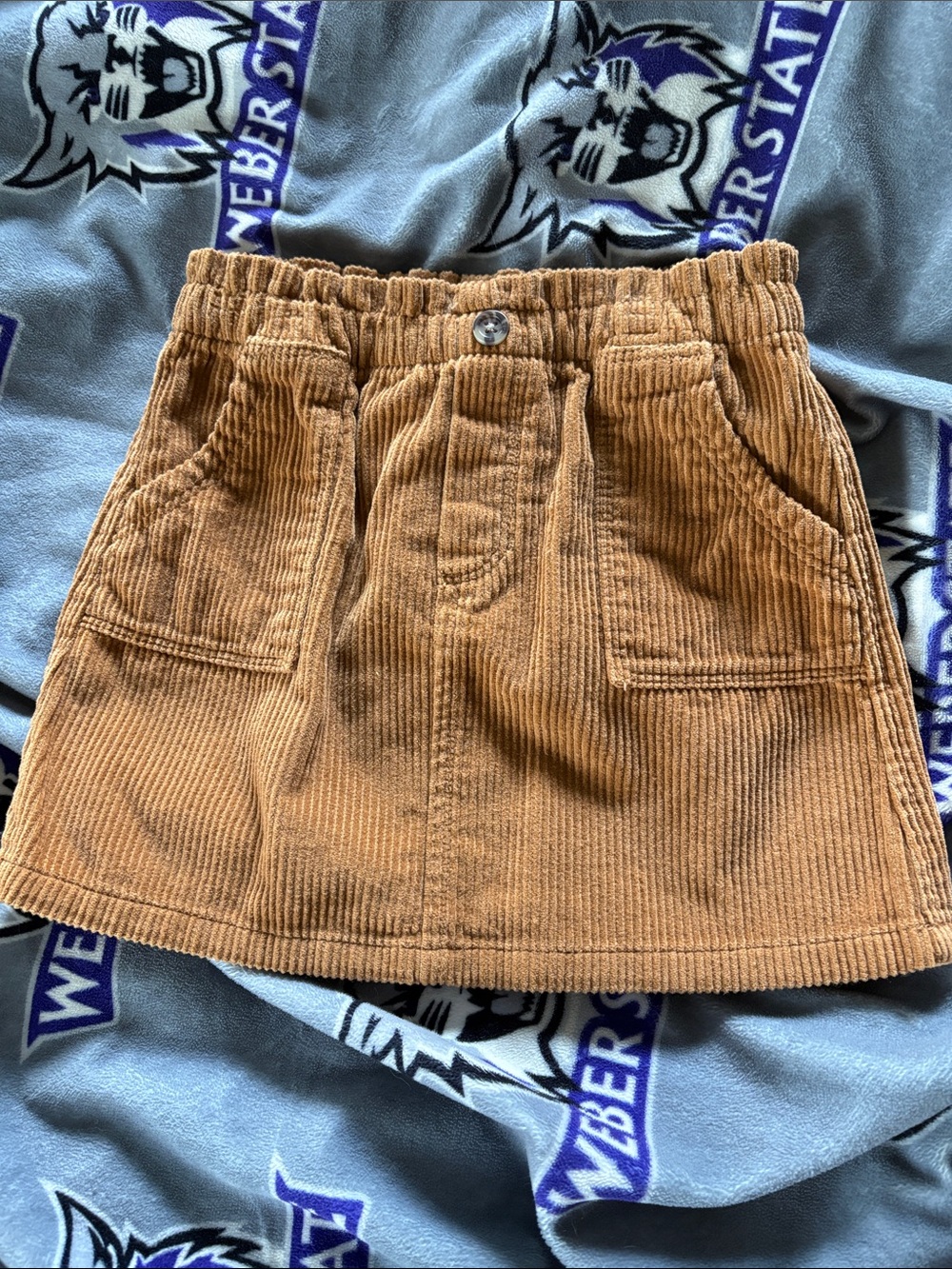 Old Navy Girls' Camel Corduroy Pocket Skirt